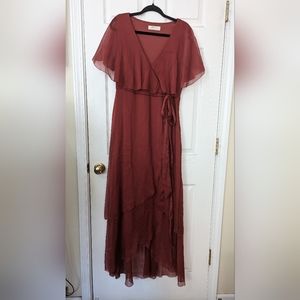 dusty rose maxi dress Arula, never worn